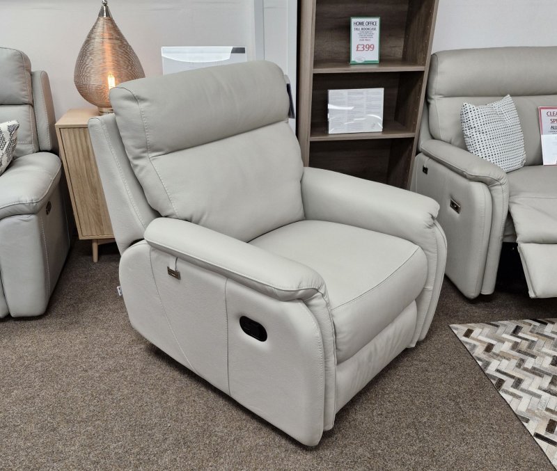 Allerton Manual Recliner Chair In Leather