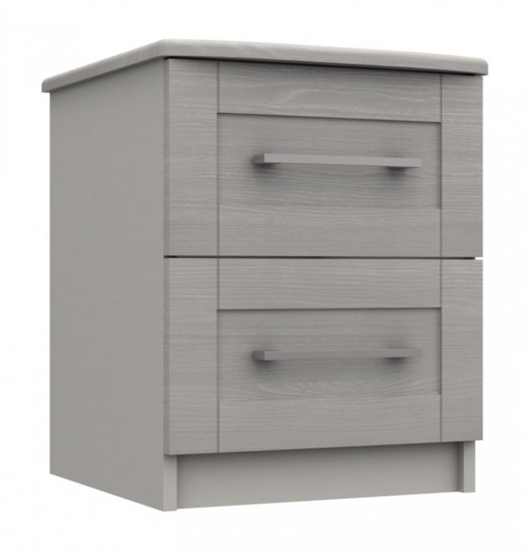 Porto 2 Drawer Bedside Chest