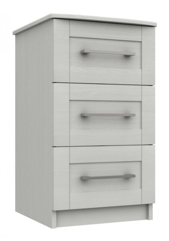 Porto 3 Drawer Bedside Chest