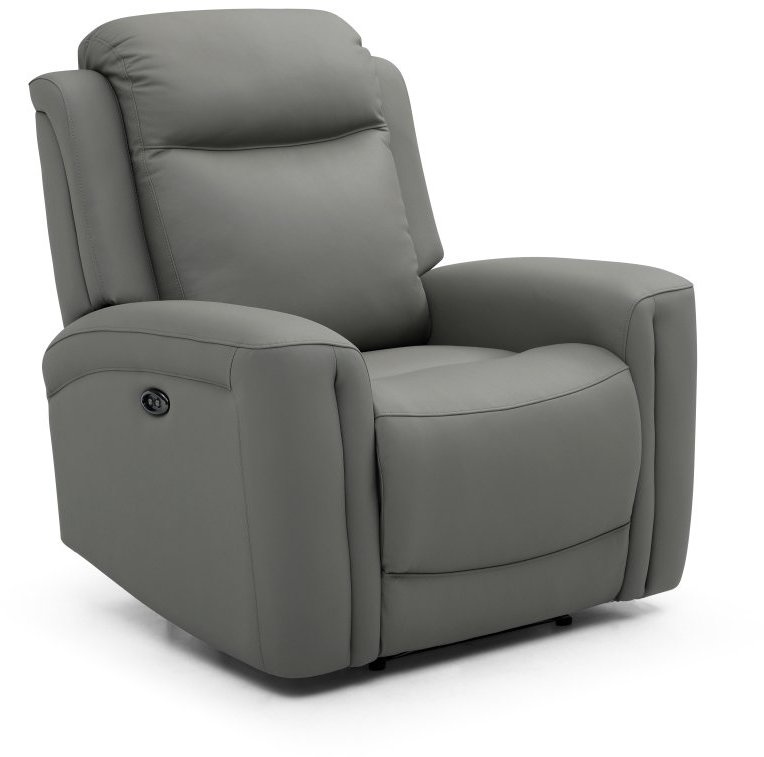 Rowan Power Recliner In Leather Match