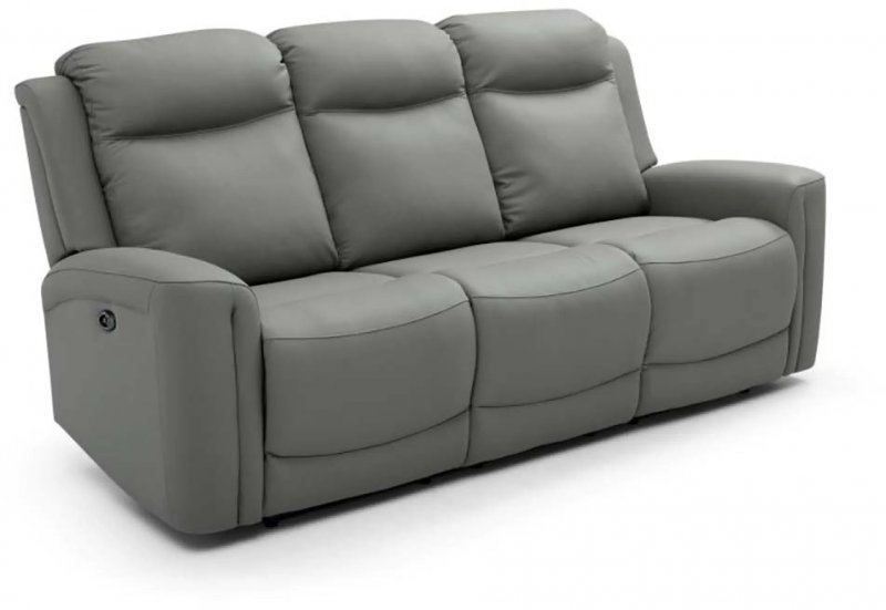 Rowan 3 Seater Power Recliner Sofa In Leather Match