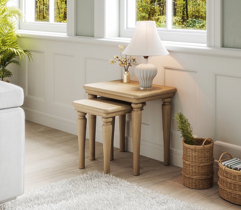 Braunton Oak Nest Of 2 Tables