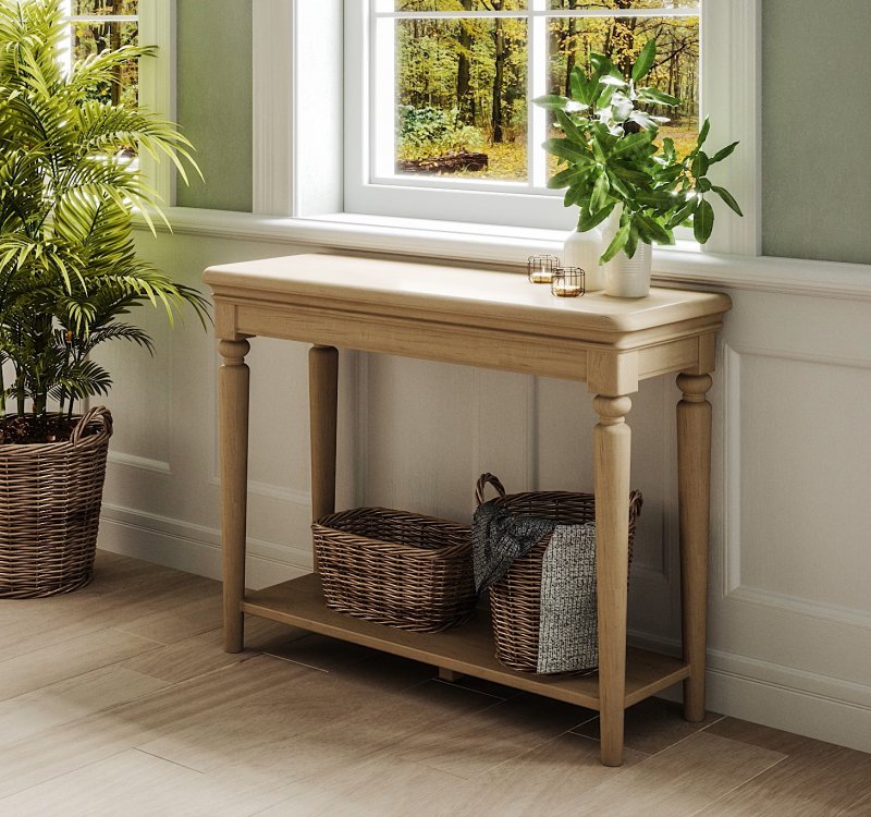 Braunton Oak Console Table