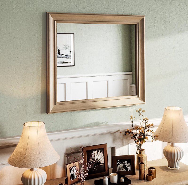 Braunton Oak Wall Mirror