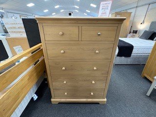 Braunton Oak 2 Over 4 Drawer Chest