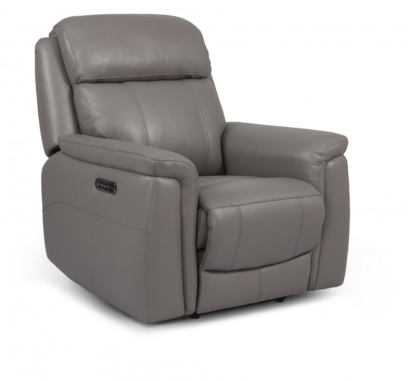 Avon Power Recliner Chair In Leather