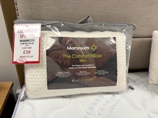 Mammoth Comfort Slim Pillow