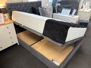Strand 1000 5'0 Kingsize Ottoman Bed + Free Matching Headboard