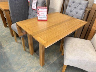 Square Dropleaf Dining Table