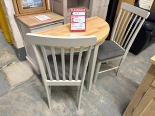 Benwick Table + 2 Dining Chairs