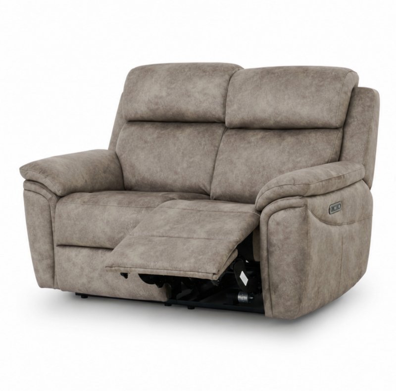 Arianna 2 Seater Power Recliner Sofa + Adjustable Headrest