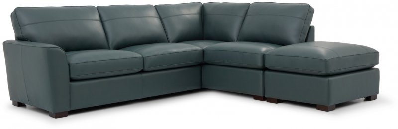 Adelia Leather Corner Sofa
