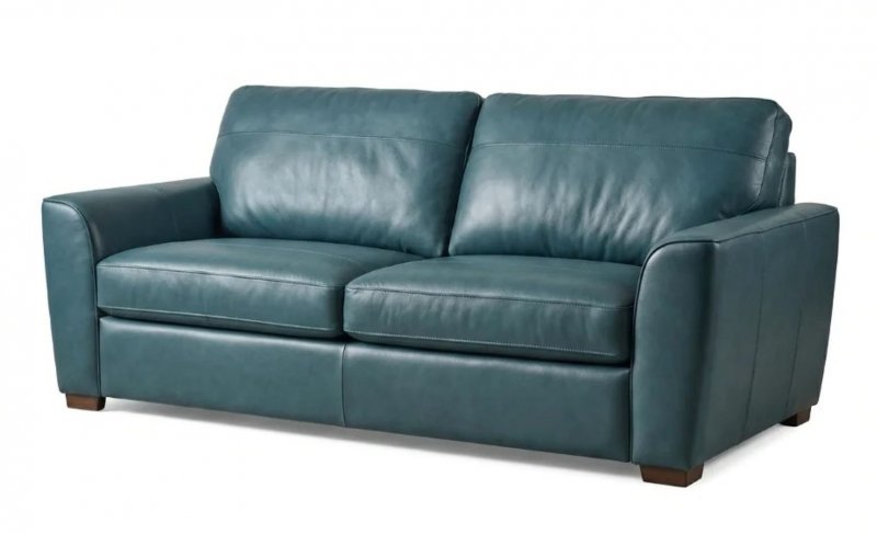 Adelia Leather 3 Seater Sofa