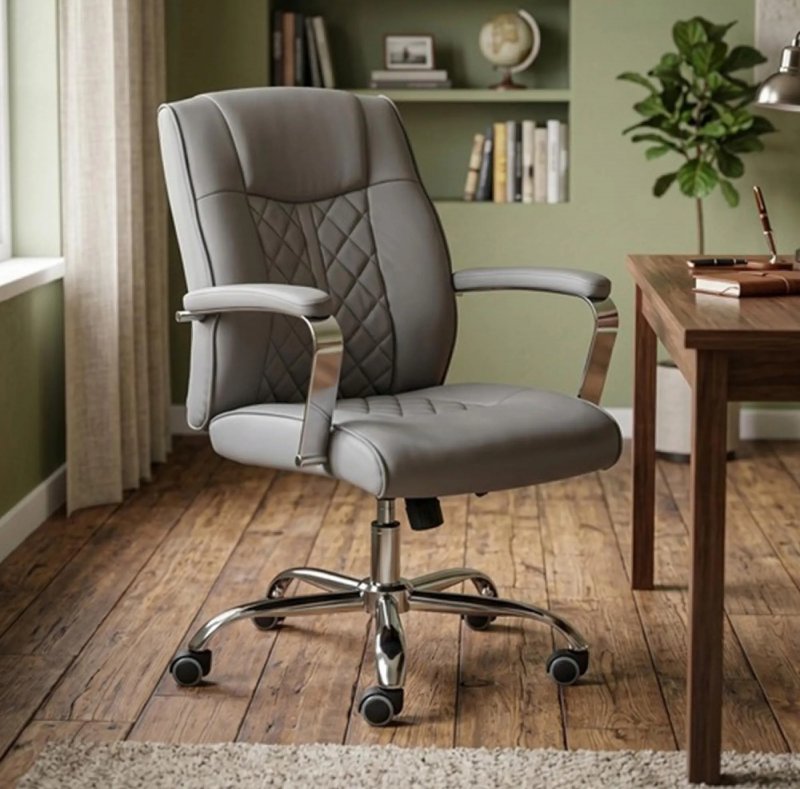 Angelica Office Chair In Grey