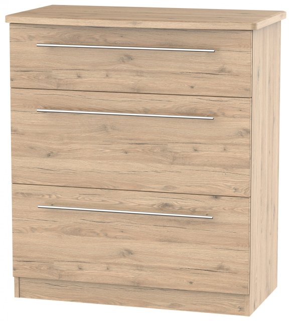 Broadwey 3 Drawer Deep Chest