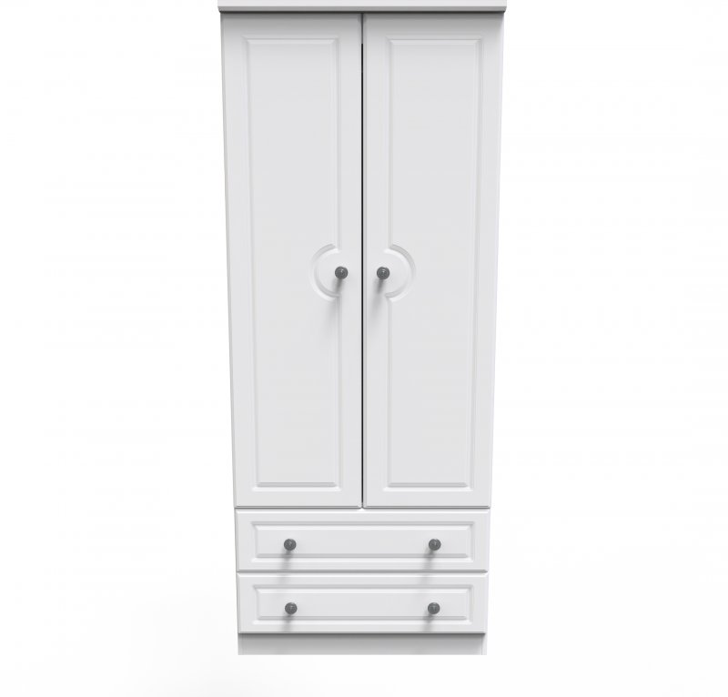 Bude 2ft6 2 Drawer Robe
