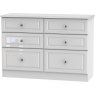 Crystal 6 Drawer Midi Chest