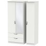 Chilham Triple 2 Drawer Mirror Robe Chilham Triple 2 Drawer Mirror Robe
