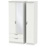 Chilham Tall Triple 2 Drawer Mirror Robe Chilham Tall Triple 2 Drawer Mirror Robe