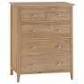 Bradfield Jumbo 2 Over 3 Drawer Chest