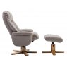 Bath Recliner Chair + Free Footstool in Pebble