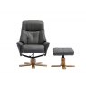 Bath Recliner Chair + Free Footstool in Cinder