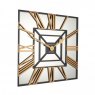 Mirror Star Square Wall Clock 24