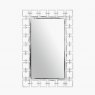 Nickel Chain Effect Rectangular Mirror