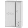Bude Tall Triple Plain + Drawer Robe