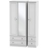 Bude Tall Triple 2 Drawer Mirror + Drawer Robe