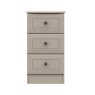 Milton 3 Drawer Bedside Chest