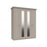 Milton 4 Door Robe With Mirrors