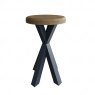 Selkirk Blue Round Side Table