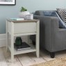 Lancing Lamp Table With Drawer