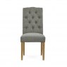 Somerton Grey Button Back Upholstered Chair