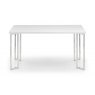 Acadia High Gloss & Chrome Dining Table