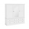 Corsica Triple Wardrobe With 6 Drawers