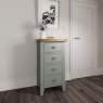 Chesham 4 Drawer Narrow Chest Grey Chesham 4 Drawer Narrow Chest Grey