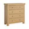 Harcourt 2 Over 3 Drawer Chest