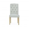 Harcourt Button Back Upholstered Dining Chair In Natural