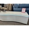 Marley TV Unit With LED Lights In White Gloss