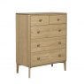 Adaline Oak Medium 5 Drawer Chest