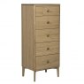 Adaline Oak Tall 5 Drawer Chest