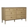 Adaline Oak Wide 7 Drawer Chest