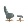 Bath Recliner Chair + Free Footstool in Lisbon Teal Fabric