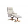 Bath Recliner Chair + Free Footstool In Mushroom