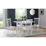 Trento Extending Dining Table In White