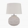 Anneli Warm White Aztec Ceramic Table Lamp