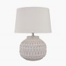 Anneli Warm White Aztec Ceramic Table Lamp