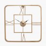 Square Metal Wall Clock